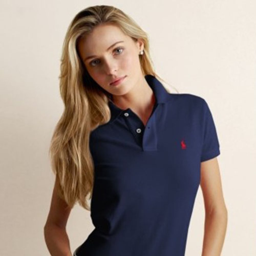 Ralph Lauren Polo Dress Short Sleeves Navy Small - Picture 3 of 7